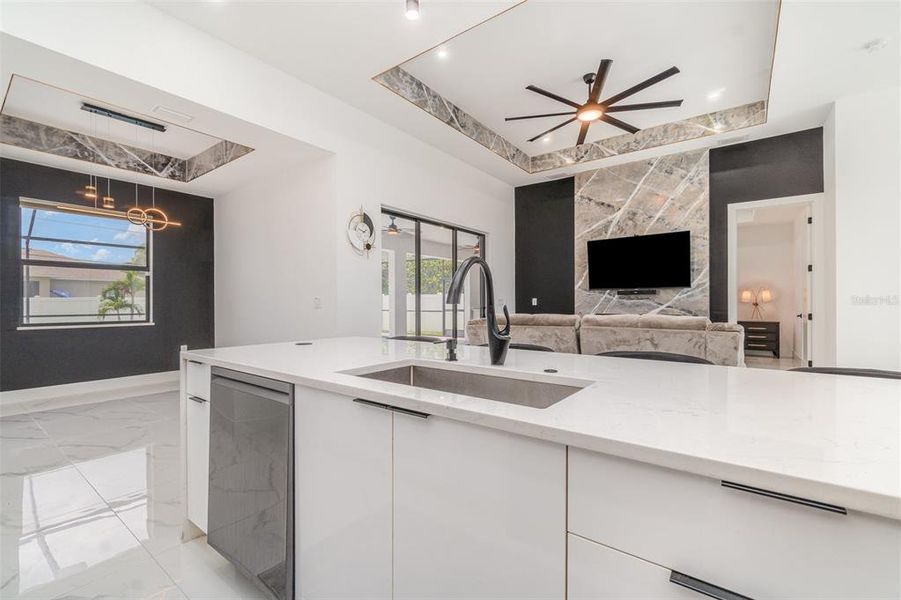 Furnished interior view inside a new home in , Cape Coral (Image 12).