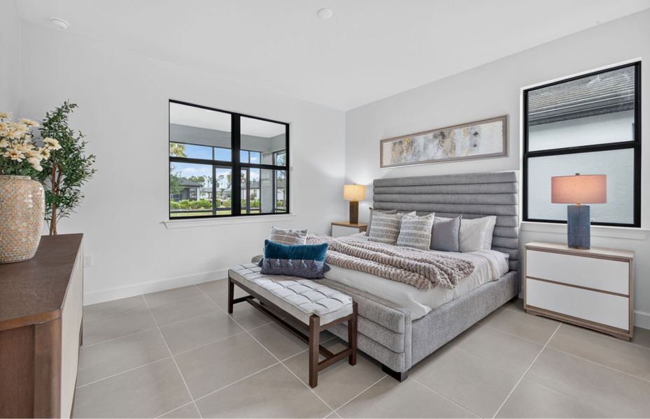 Furnished interior view inside a new home in Arbor Oaks, North Port (Image 8).