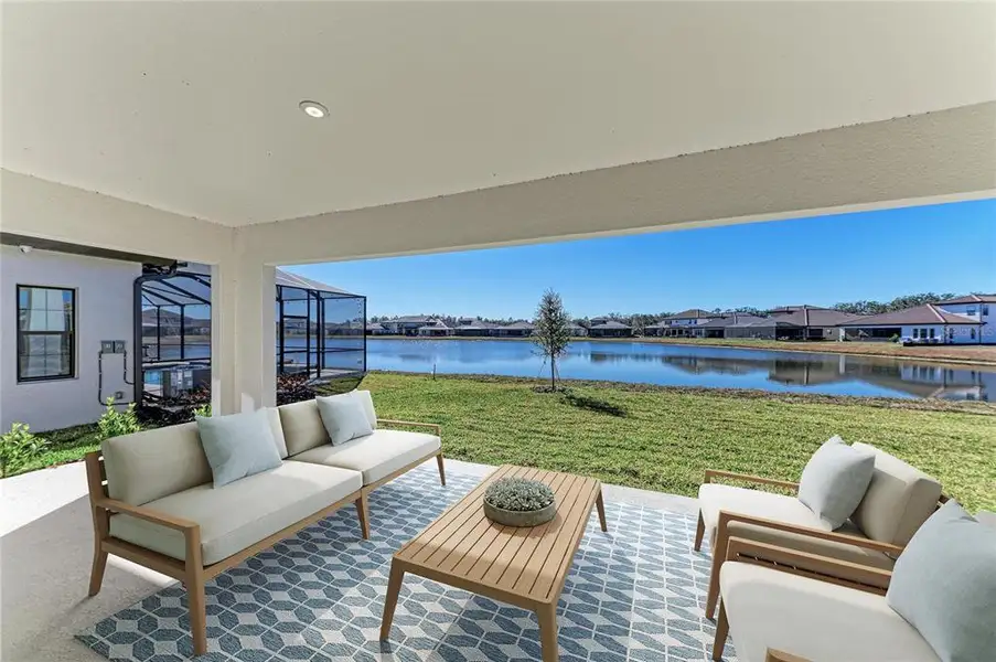 Exterior details and patio area of a home in Hawkstone, Lithia (Image 2).