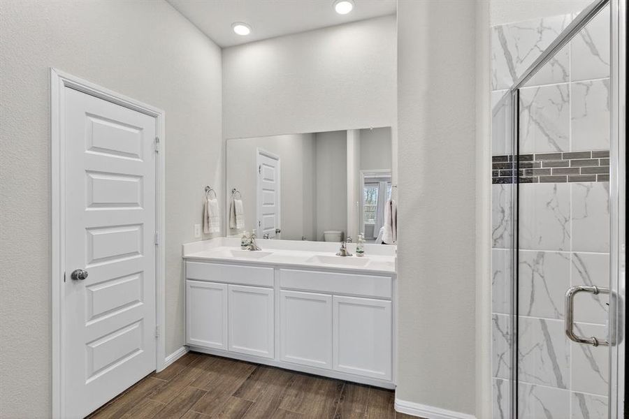 Furnished interior view inside a new home in Sagebrook, Denton (Image 8).
