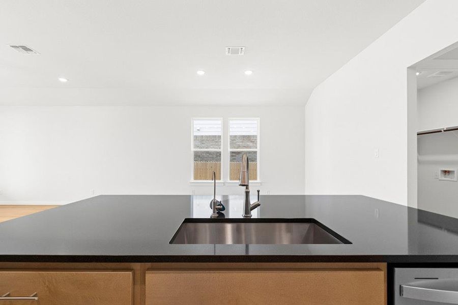 Furnished interior view inside a new home in Santa Rita Ranch, Liberty Hill (Image 7). Furnished interior view inside a new home in Santa Rita Ranch, Liberty Hill (Image 7).