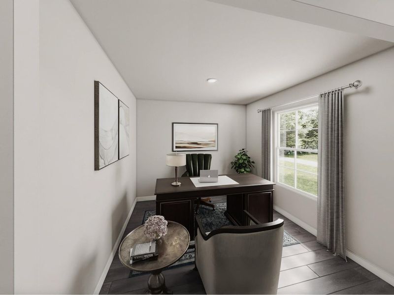 Furnished interior view inside a new home in Santa Fe, Cleveland (Image 3).