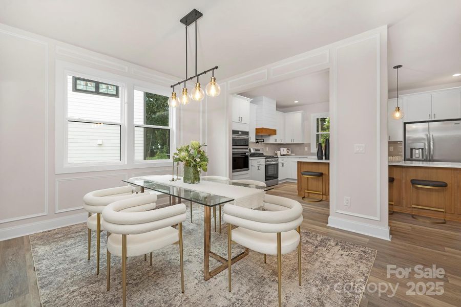 Furnished interior view inside a new home in , Charlotte (Image 7).