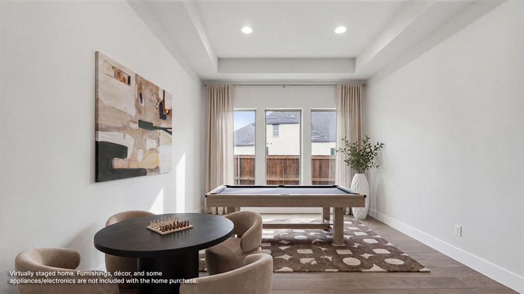Furnished interior view inside a new home in The Parks at Wilson Creek, Celina (Image 9).