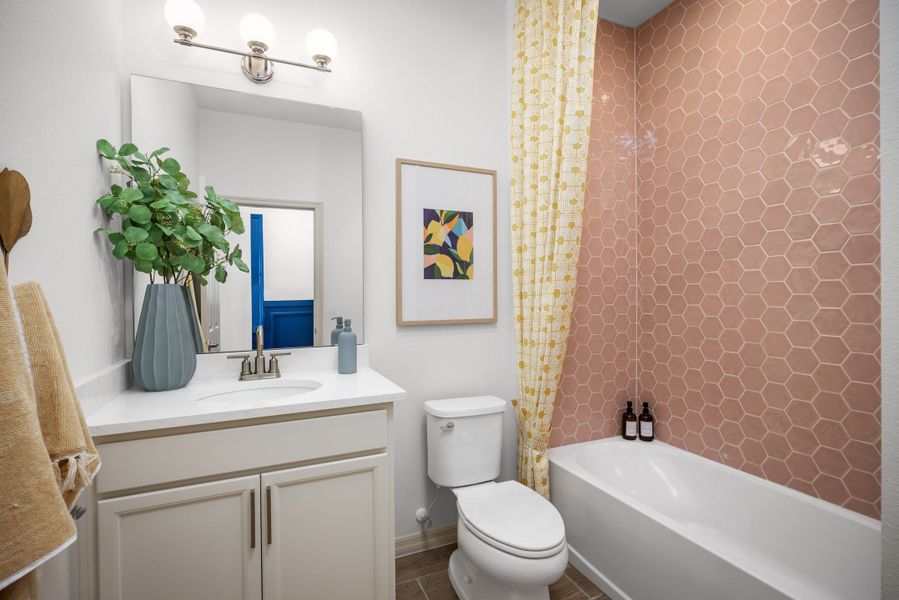 Furnished interior view inside a new home in Trinity Gardens, Deland (Image 17).