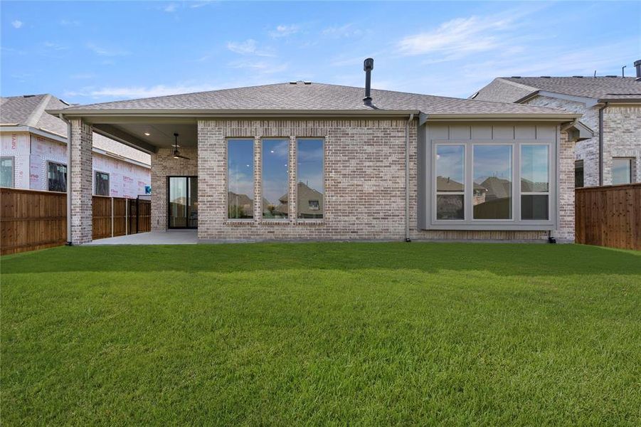 Front exterior of a new home in Lakewood at Brookhollow – 60′, Prosper, TX, highlighting curb appeal (Image 24). Front exterior of a new home in Lakewood at Brookhollow – 60′, Prosper, TX, highlighting curb appeal (Image 24).