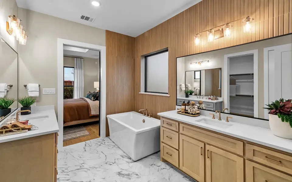 Furnished interior view inside a new home in The Grove Frisco, Frisco (Image 3).