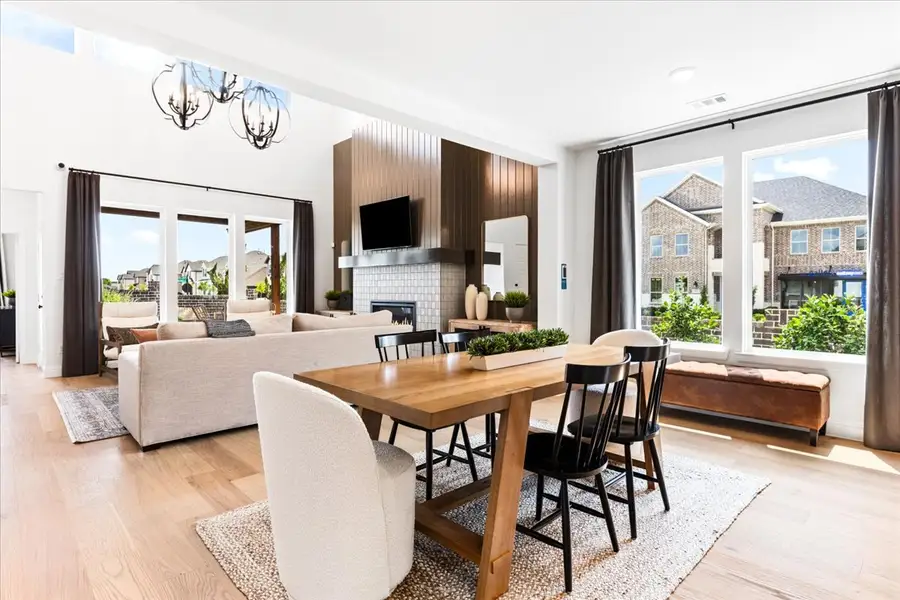 Furnished interior view inside a new home in Meadow Run, Melissa (Image 6).