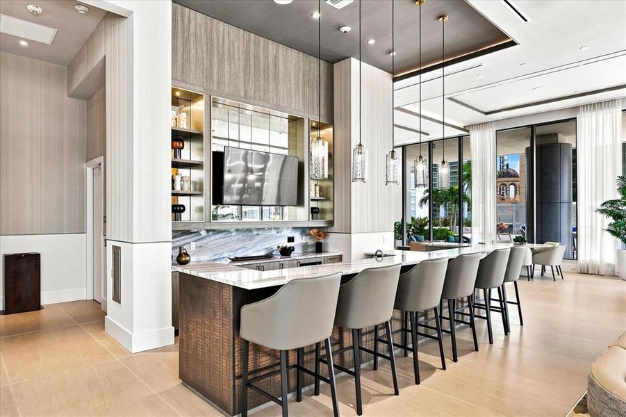 Furnished interior view inside a new home in , St. Petersburg (Image 60).