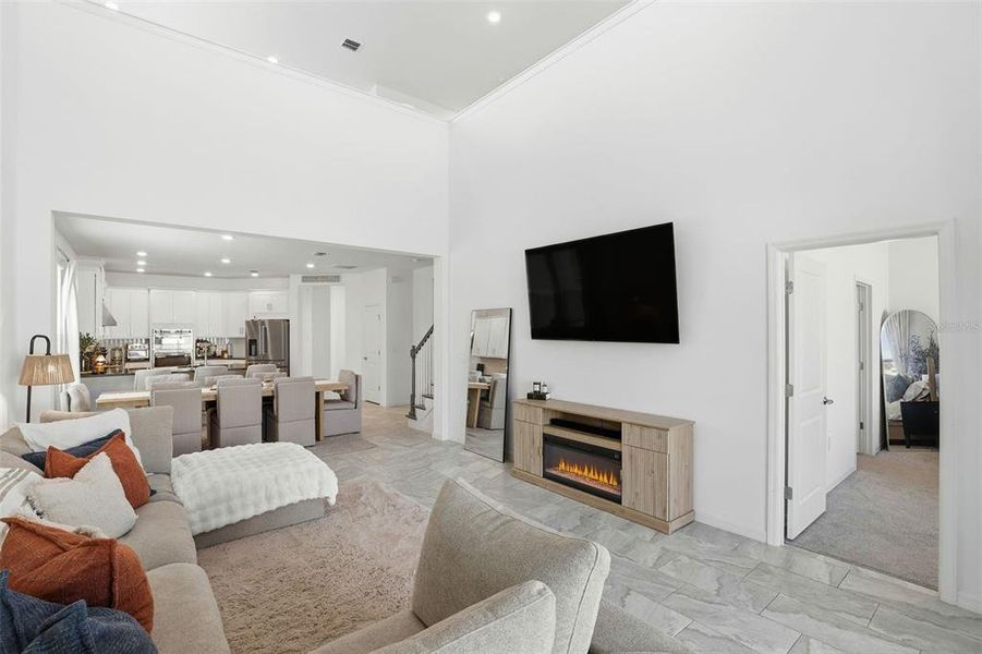 Furnished interior view inside a new home in The Waters at Center Lake Ranch, St. Cloud (Image 3).