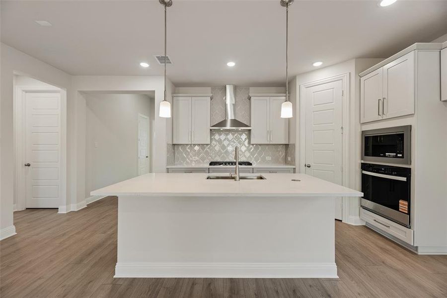Furnished interior view inside a new home in Villages of Creekwood, Frisco (Image 7).