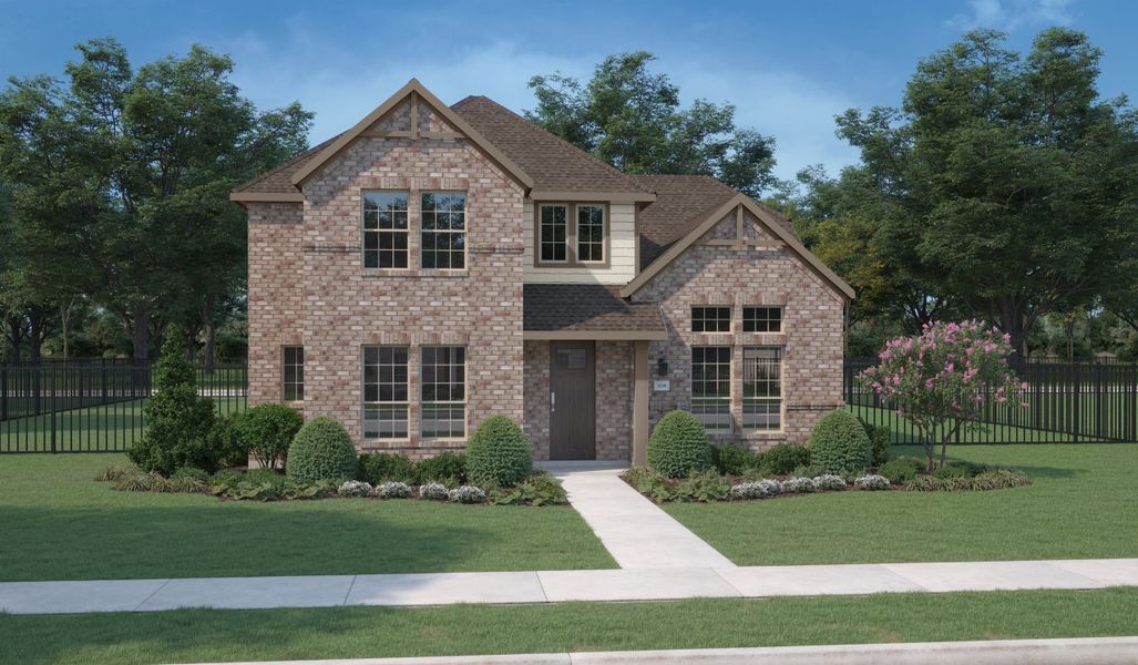 Representative exterior photo of a completed home built from the Dove by Centre Living Homes in Dove Hollow, Waxahachie, TX (Image 28).