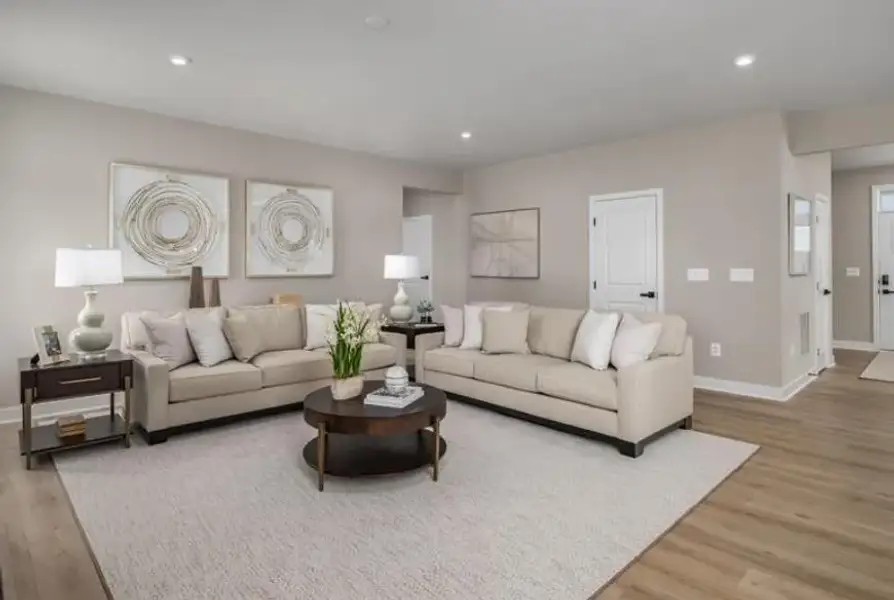 Furnished interior view inside a new home in , Commerce (Image 11).