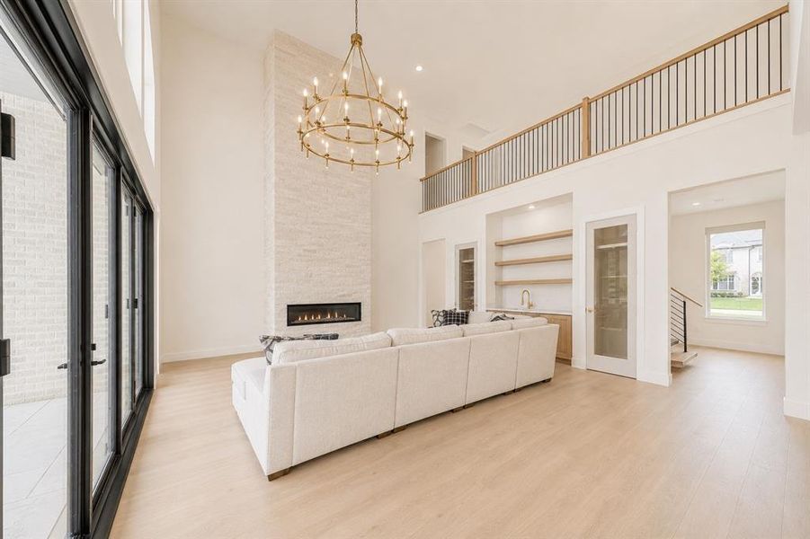 Furnished interior view inside a new home in , Aledo (Image 16).