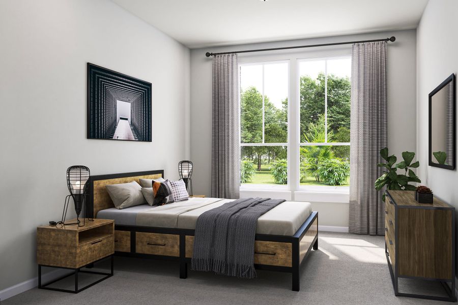 Representative furnished interior of a home built from the Bryker by Tri Pointe Homes in Lariat, Liberty Hill (Image 8).