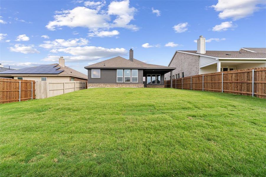 Exterior details and patio area of a home in Liberty Pointe, Gainesville (Image 20). Exterior details and patio area of a home in Liberty Pointe, Gainesville (Image 20).