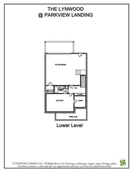 2D floor plan layout of this home in , Buford, GA (Image 9).