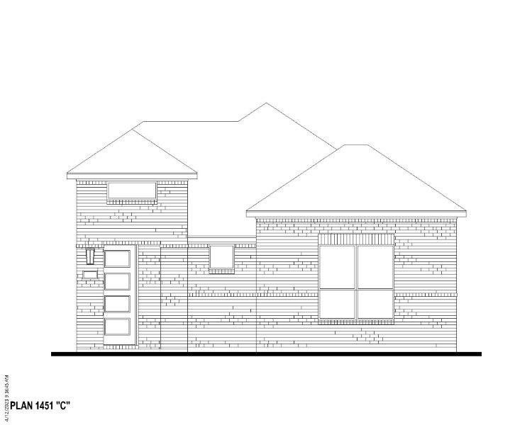 Plan 1451 Elevation C