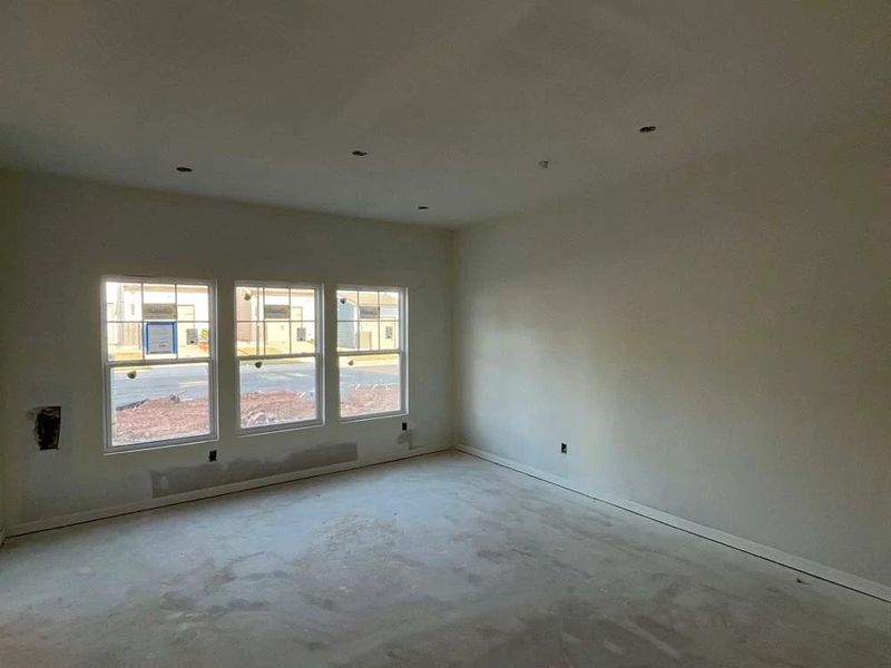 Family Room Construction Progress