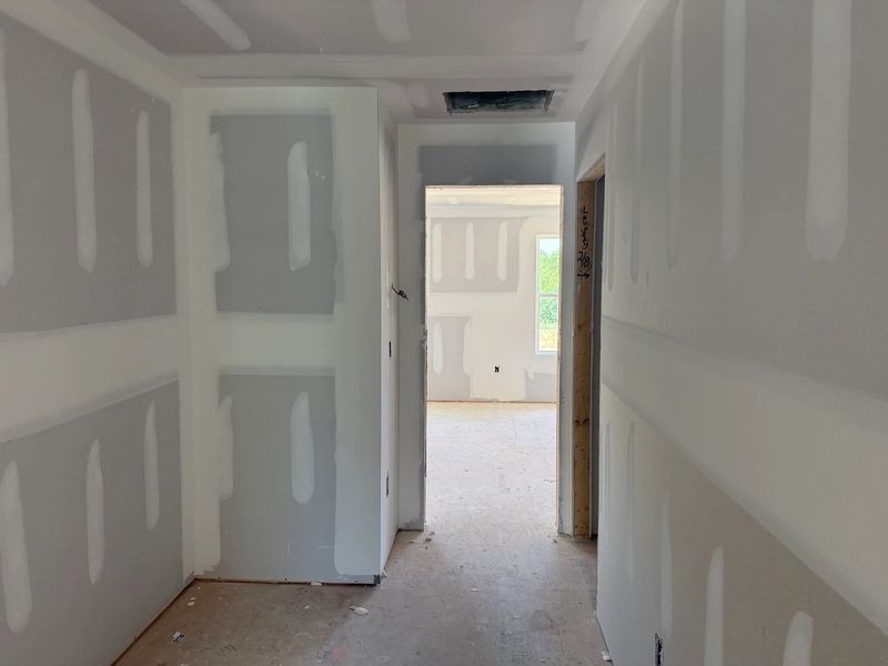 In-progress construction of a new home in Towns at The Point, Rolesville, NC (Image 18).