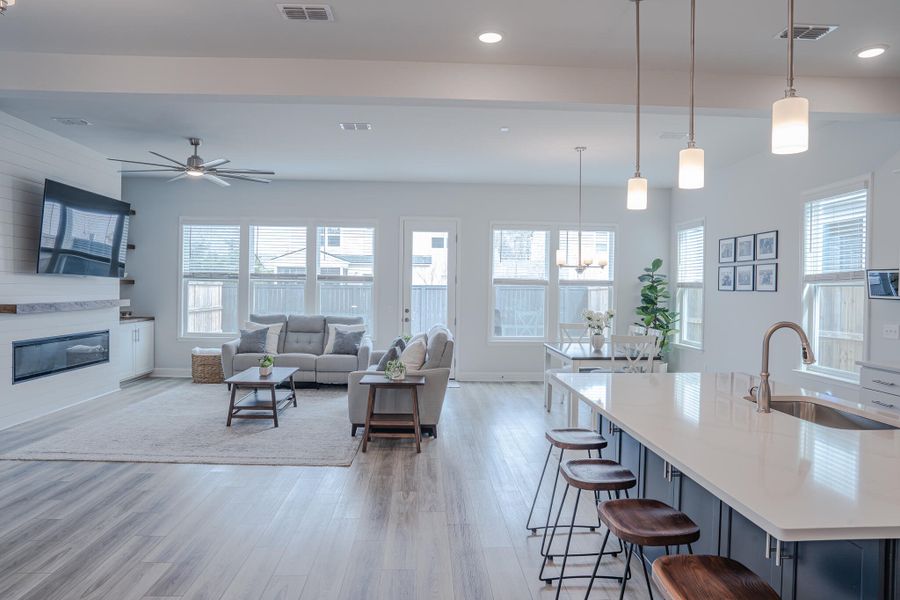 Furnished interior view inside a new home in Park's Edge at Carolina Bay, Charleston (Image 44). Furnished interior view inside a new home in Park's Edge at Carolina Bay, Charleston (Image 44).
