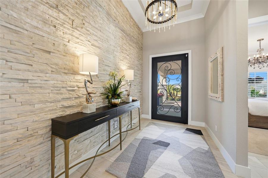 Furnished interior view inside a new home in , Venice (Image 16).