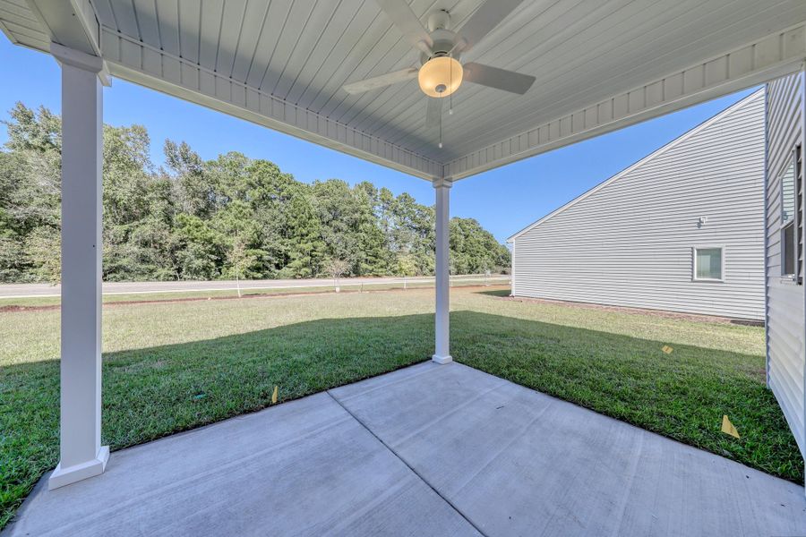 Exterior details and patio area of a home in , Summerville (Image 3).