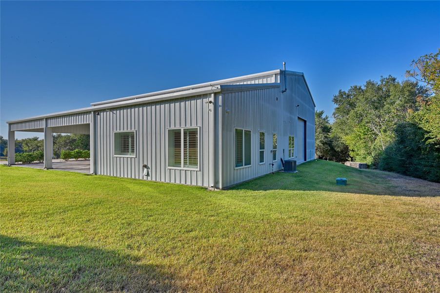 Exterior details and patio area of a home in , La Grange (Image 19).