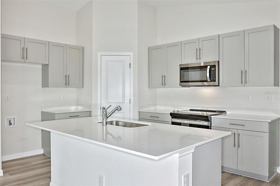Furnished interior view inside a new home in Crosswinds, Haines City (Image 7).