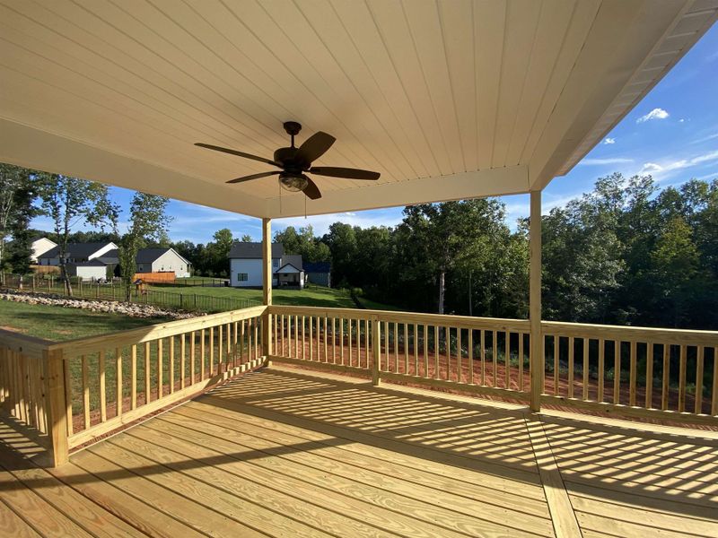 Exterior details and patio area of a home in Ballentine Ridge, Lyman (Image 19).