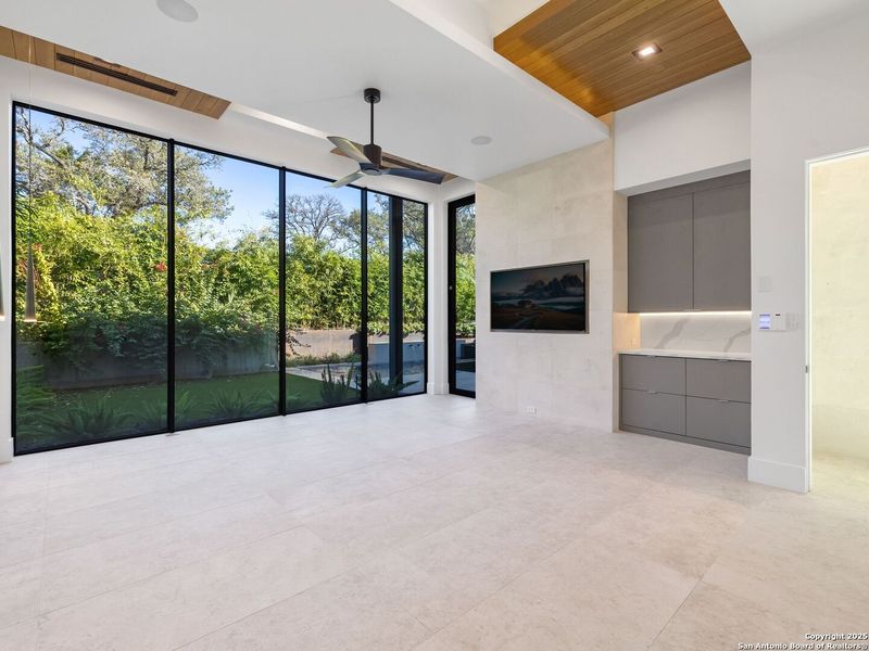 Exterior details and patio area of a home in , San Antonio (Image 34).