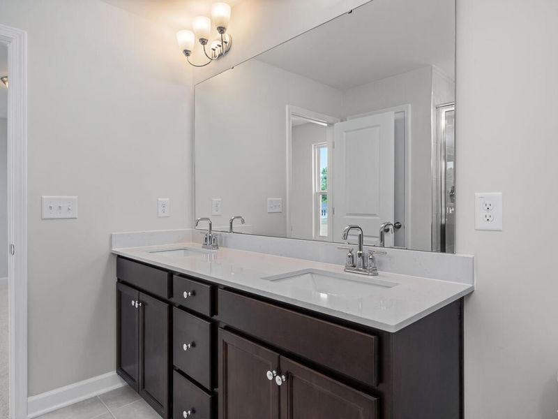 Furnished interior view inside a new home in Retreat at North Main, Lillington (Image 8).