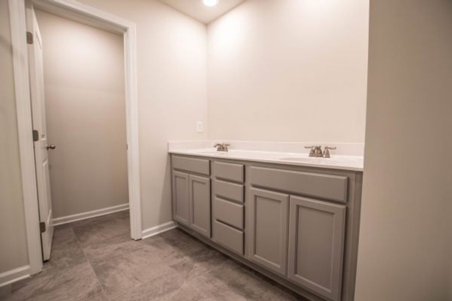 Representative furnished interior of a home built from the Rutherford by Piedmont Residential in Owen Preserve, Canton (Image 7).