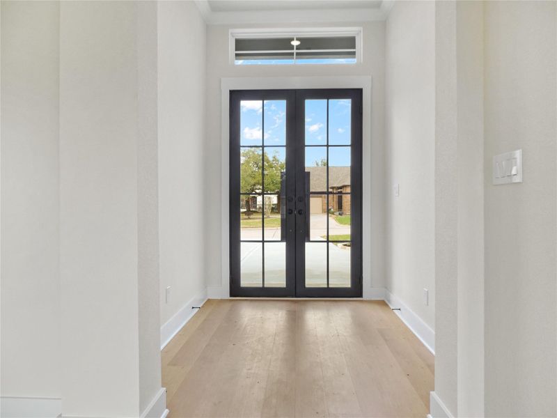 Similar Front Foyer of a Home Built by Tx Best Home Builders
