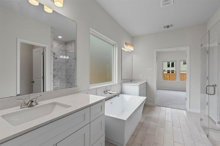 Furnished interior view inside a new home in Butler Farms, Liberty Hill (Image 13). Furnished interior view inside a new home in Butler Farms, Liberty Hill (Image 13).