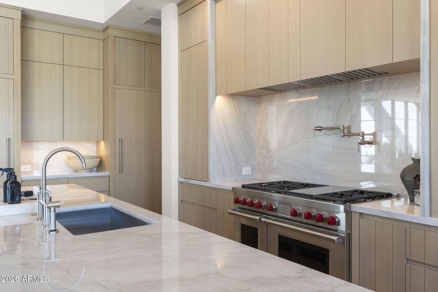 Separate SubZero fridge freezer