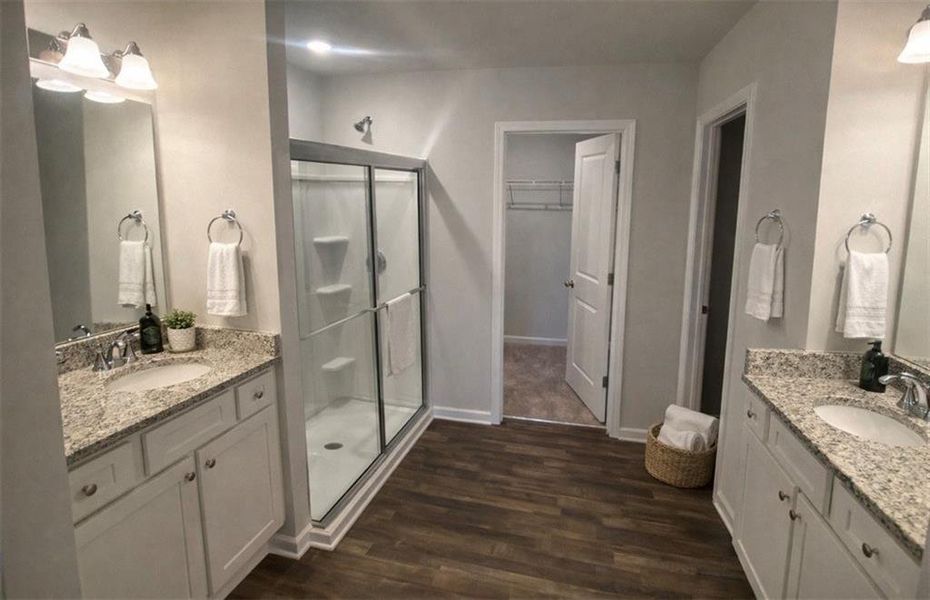 Furnished interior view inside a new home in Creekside Village, Lithonia (Image 6).