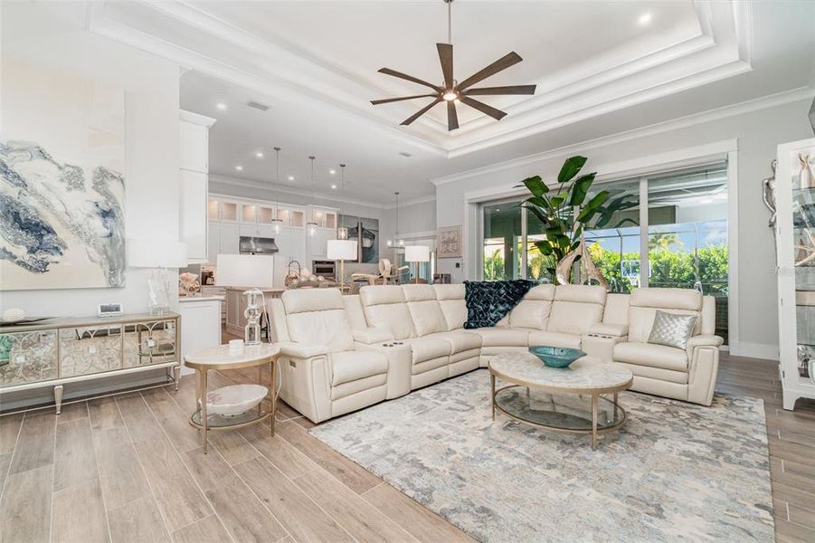 Furnished interior view inside a new home in , Cape Coral (Image 19).