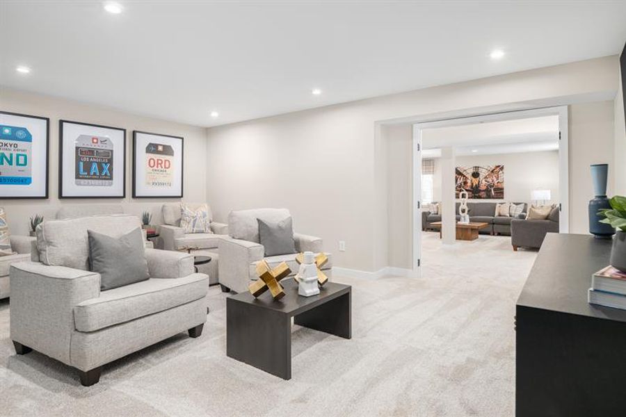 Representative furnished interior of a home built from the Normandy by Ryan Homes in Everly Estates, Spartanburg (Image 36).