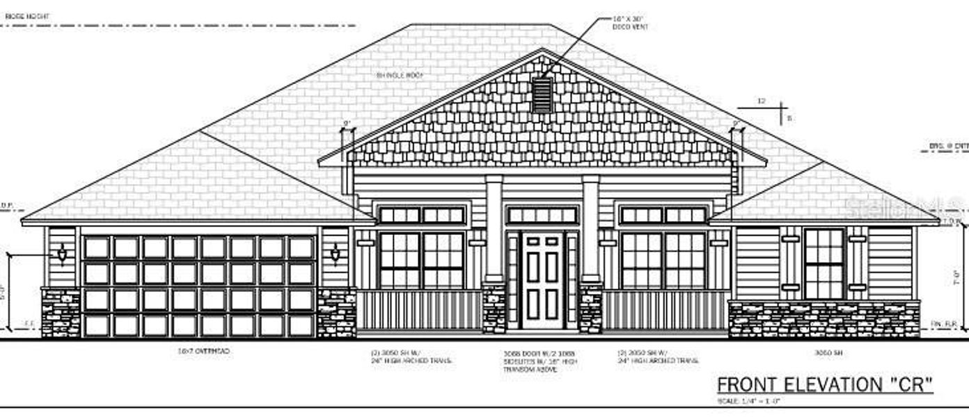 Exterior rendering of this home design in , Lake City, FL (Image 1). Exterior rendering of this home design in , Lake City, FL (Image 1).