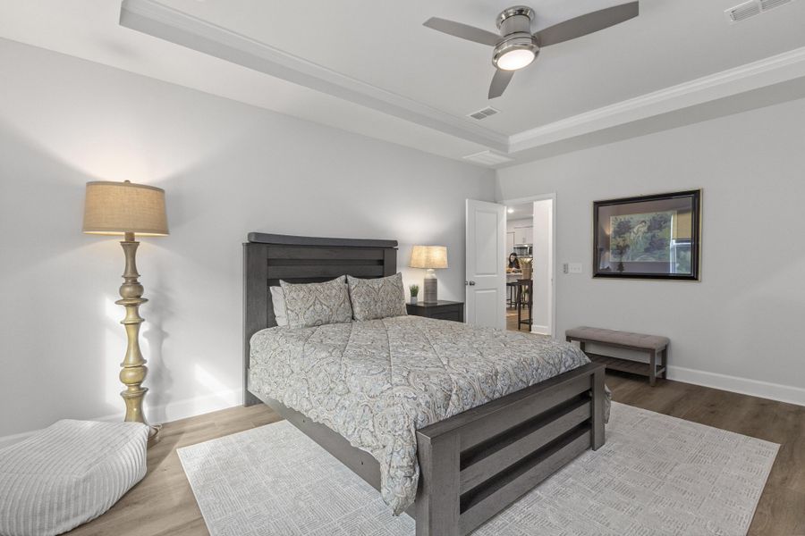 Furnished interior view inside a new home in Cedar Glen Preserve, Huger (Image 6).