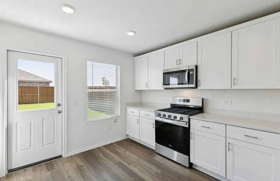 *Model representation. Some features and options may differ - Abundant cabinet space in kitchen