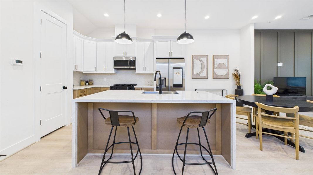 Furnished interior view inside a new home in , Houston (Image 26).