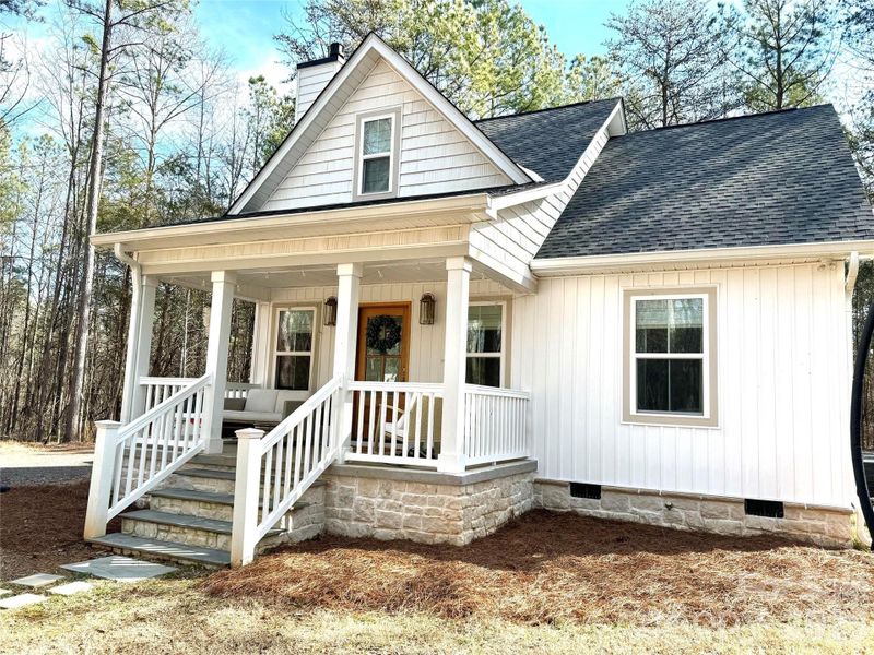 Exterior details and patio area of a home in , York (Image 21). Exterior details and patio area of a home in , York (Image 21).