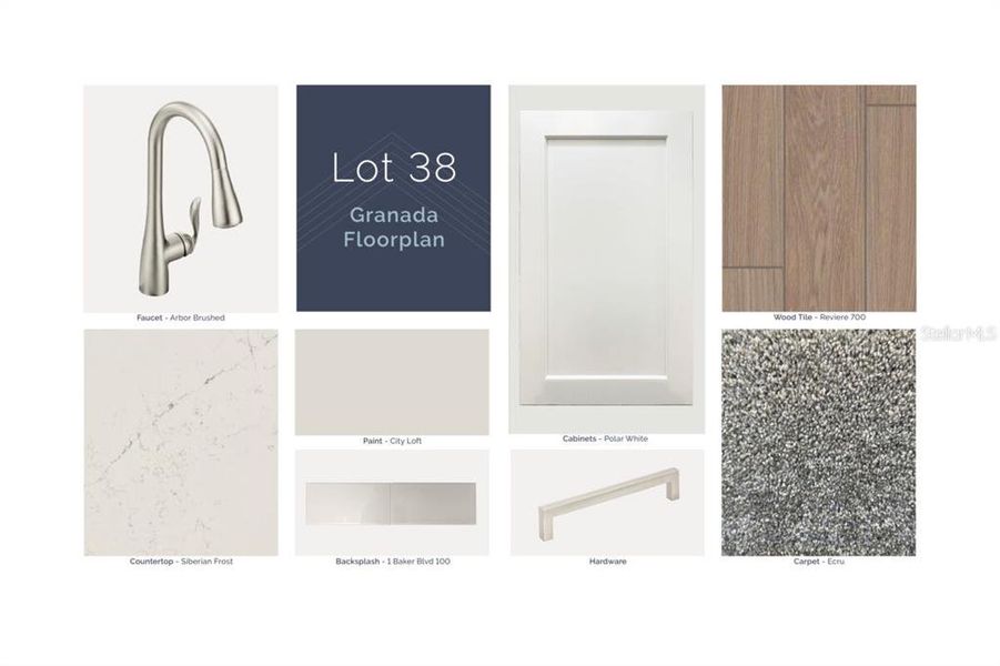Sample of building materials used in homes in Reeves Place, Orlando (Image 22).