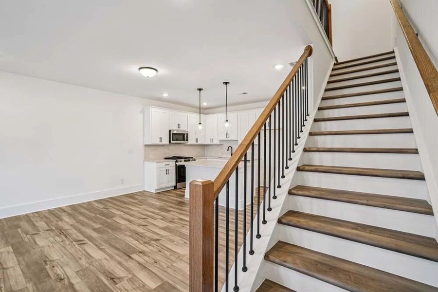 Stairs to Second Floor