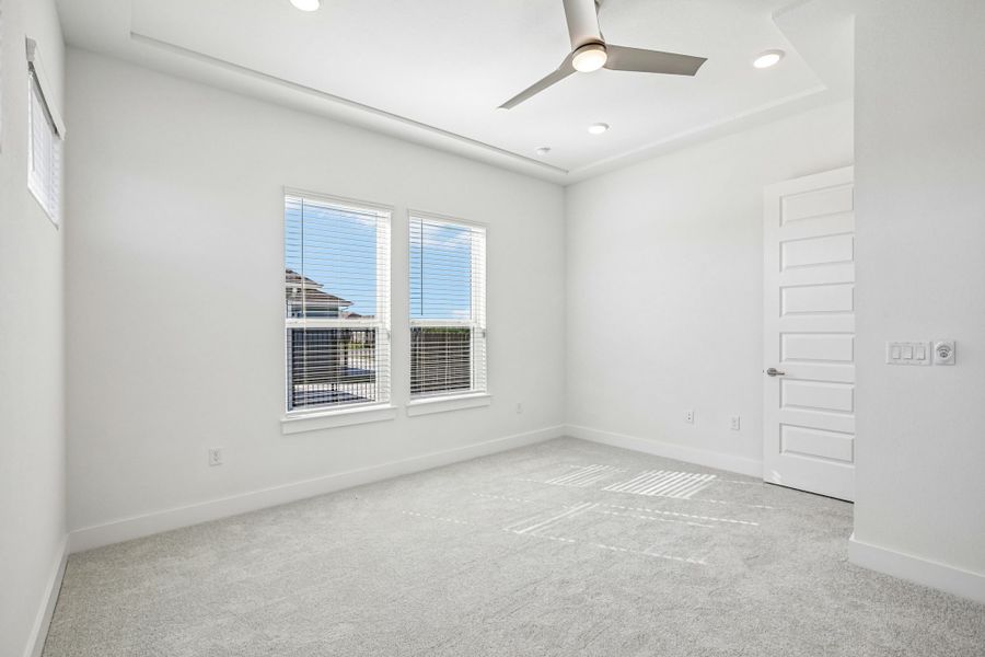 Representative unfurnished interior of a home built from the Homestead by Pacesetter Homes in Easton Park, Austin (Image 36). Representative unfurnished interior of a home built from the Homestead by Pacesetter Homes in Easton Park, Austin (Image 36).