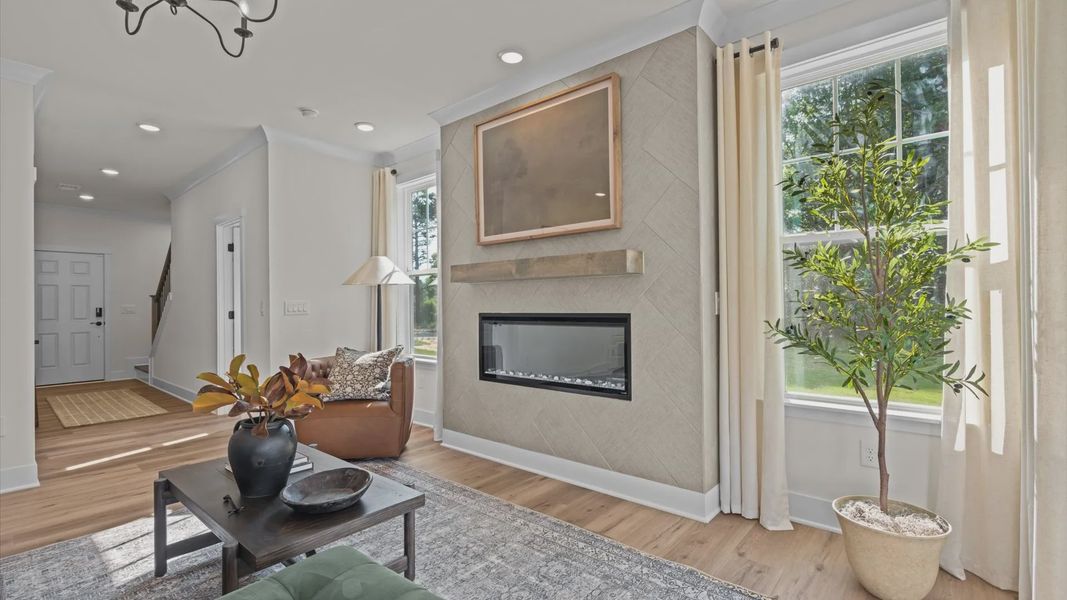 Furnished interior view inside a new home in Essex Village, Franklinton (Image 8).