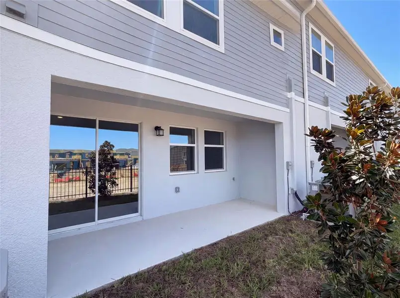 Exterior details and patio area of a home in , Davenport (Image 4). Exterior details and patio area of a home in , Davenport (Image 4).