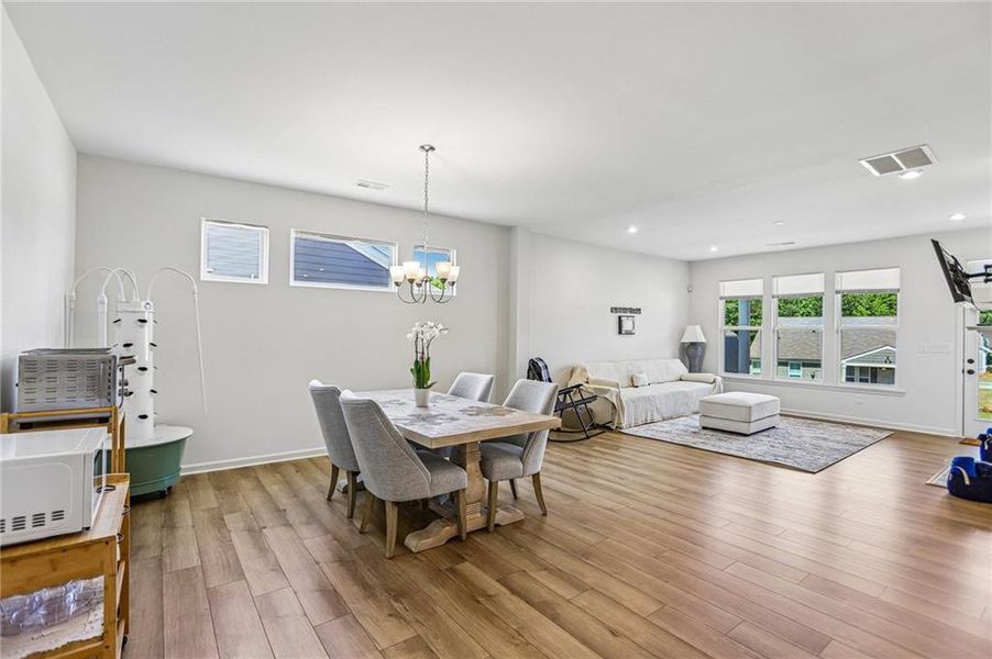 Furnished interior view inside a new home in Poplar Place, Dallas (Image 11).